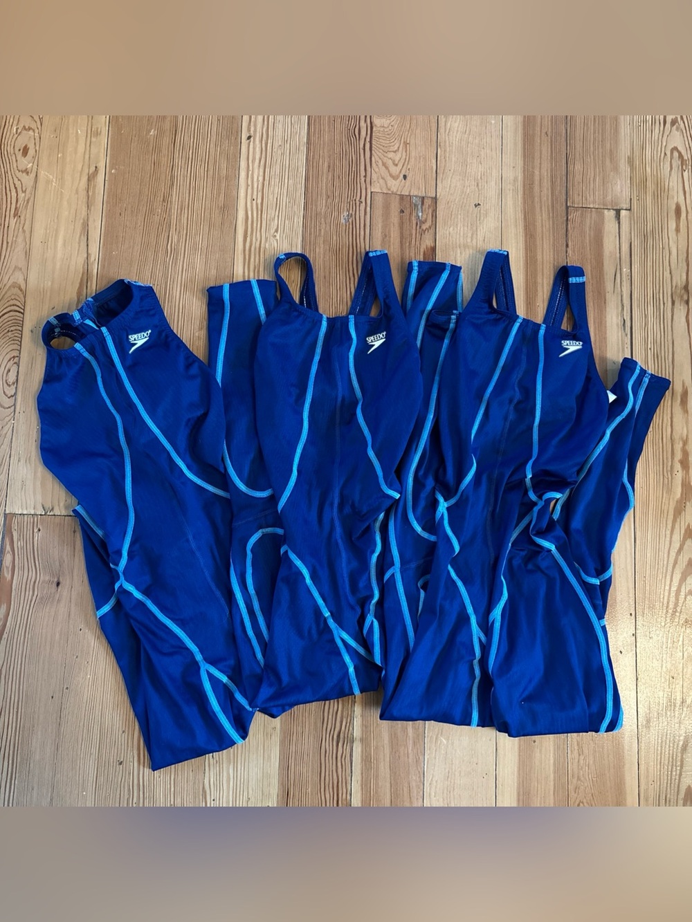 Speedo Competitive Fastskin One-Piece Racing Swimsuit Back  Zip Lot  3 Size 26